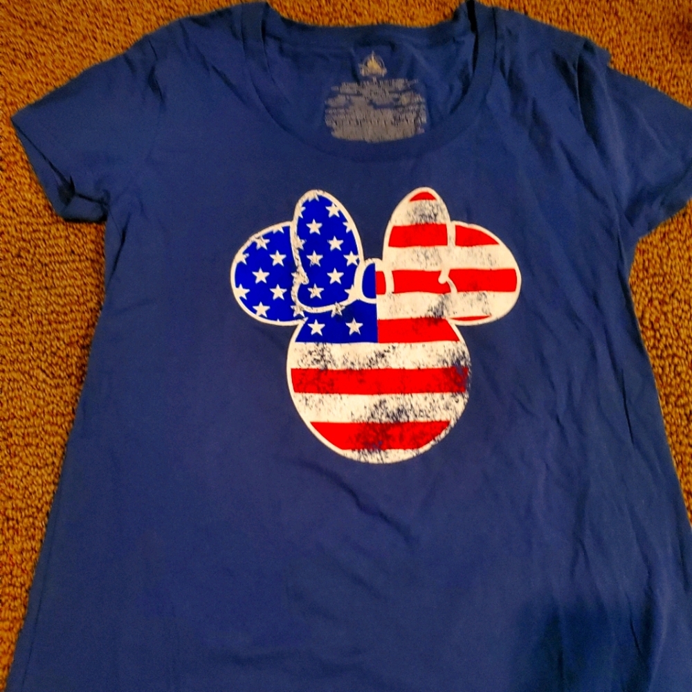 Mini Mouse American Flag T shirt